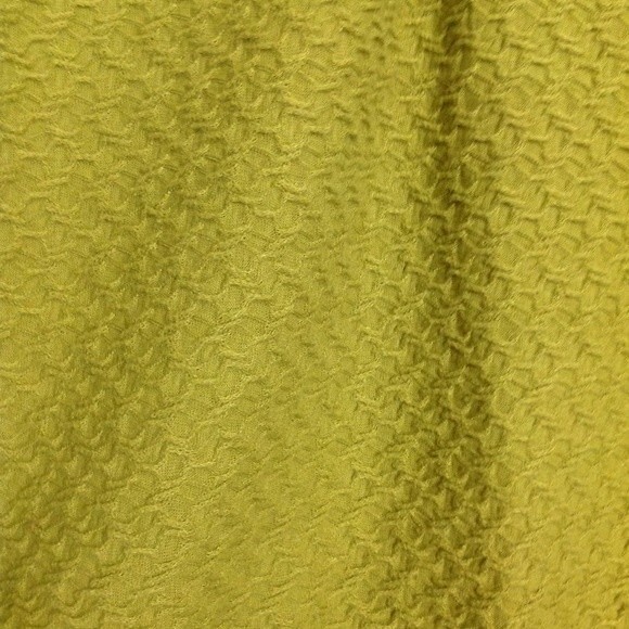 SUNDAY IN BROOKLYN Anthropologie Sidonie V-Neck Textured Top Mustard Yellow - Picture 5 of 6